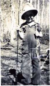 Neil's first Fish - Circa 1940